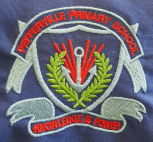 Pefferville East London Business logo embroidery