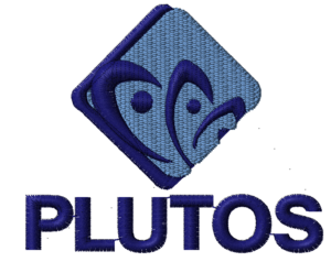 Plutos East London Business logo embroidery