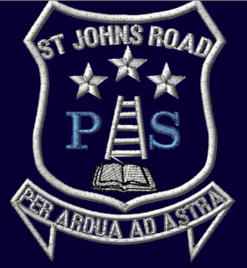St Johns Road Primary School logo embroidery